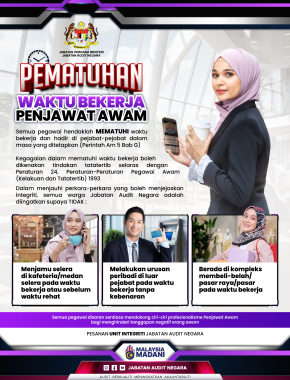 PEMATUHAN WAKTU BEKERJA PENJAWAT AWAM