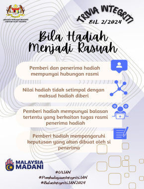 BILA HADIAH MENJADI RASUAH