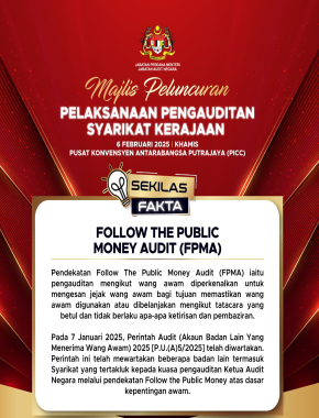 SEKILAS FAKTA : FOLLOW THE PUBLIC MONEY AUDIT (FPMA)