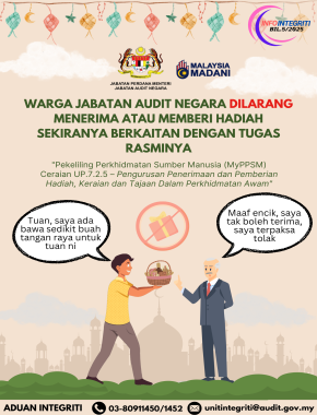 LARANGAN PENERIMAAN DAN PEMBERIAN HADIAH SEKIRANYA BERKAITAN DENGAN TUGAS RASMI