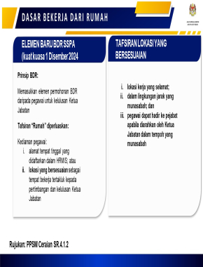 DASAR BEKERJA DARI RUMAH