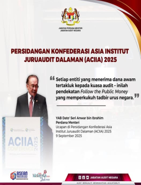 PETIKAN KATA YAB PERDANA MENTERI SEMPENA PERSIDANGAN KONFEDERASI ASIA INSTITUT JURUAUDIT DALAMAN (ACIAA) 2025