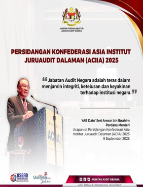 UCAPAN YAB PERDANA MENTERI SEMPENA PERSIDANGAN KONFEDERASI ASIA INSTITUT JURUAUDIT DALAMAN (ACIAA) 2025