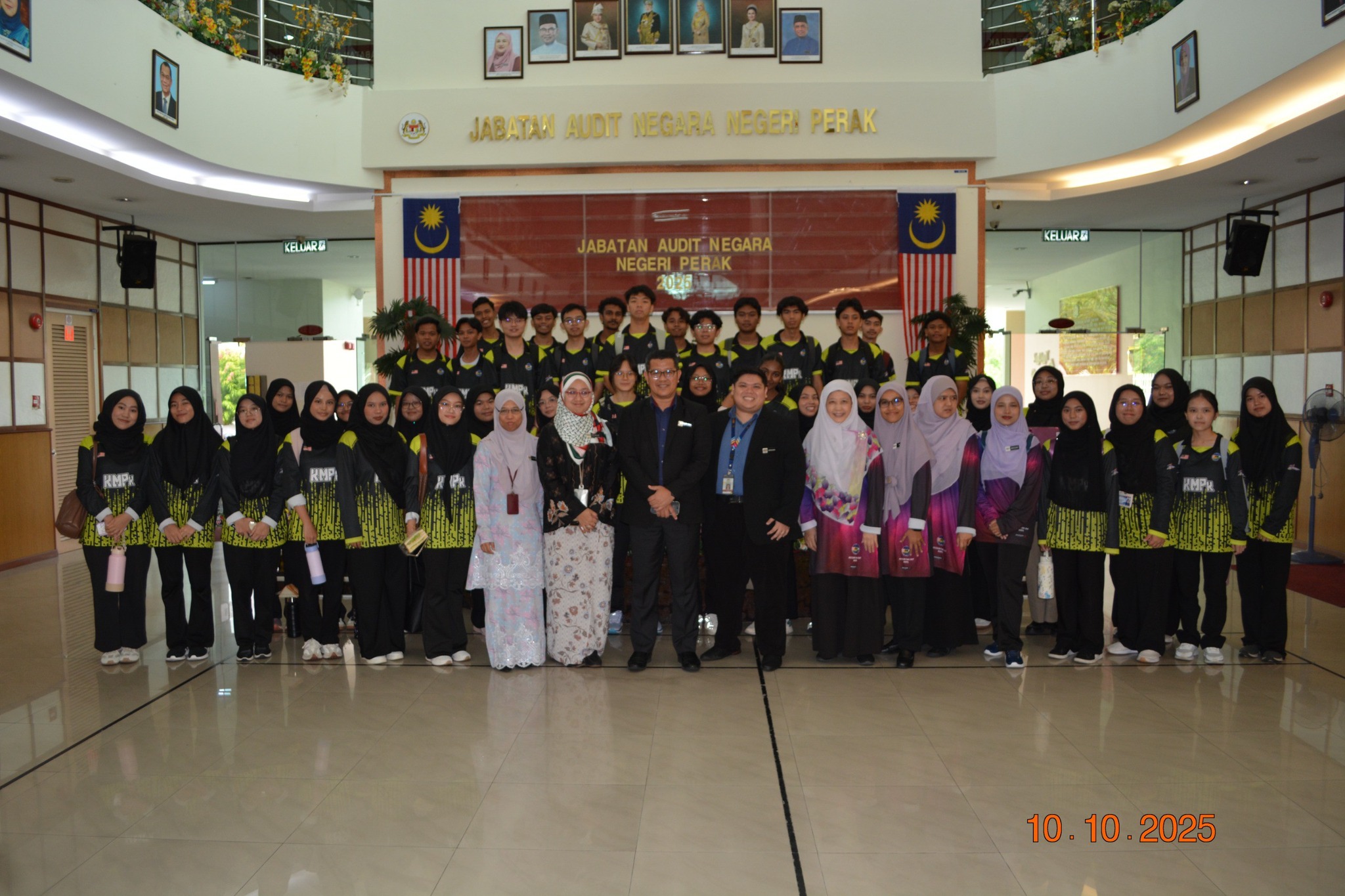 Lawatan Kontrektual Dan Perkongsian Ilmu Pelajar Kolej Matrikulasi Gopeng ke Jabatan Audit Negara Negeri Perak
