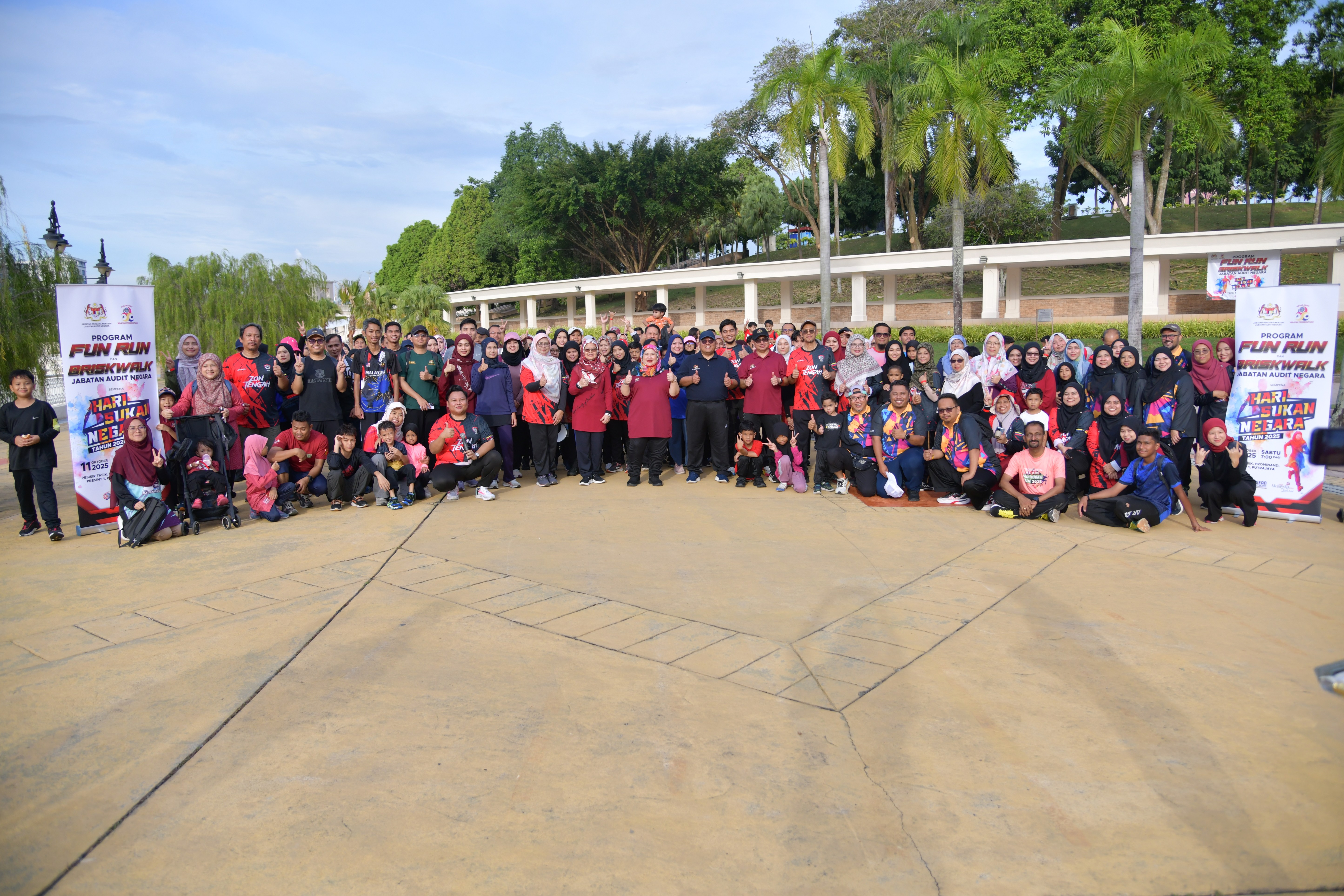 Program Fun Run & Brisk Walk Sempena Hari Sukan Negara Peringkat Jabatan Audit Negara Tahun 2025