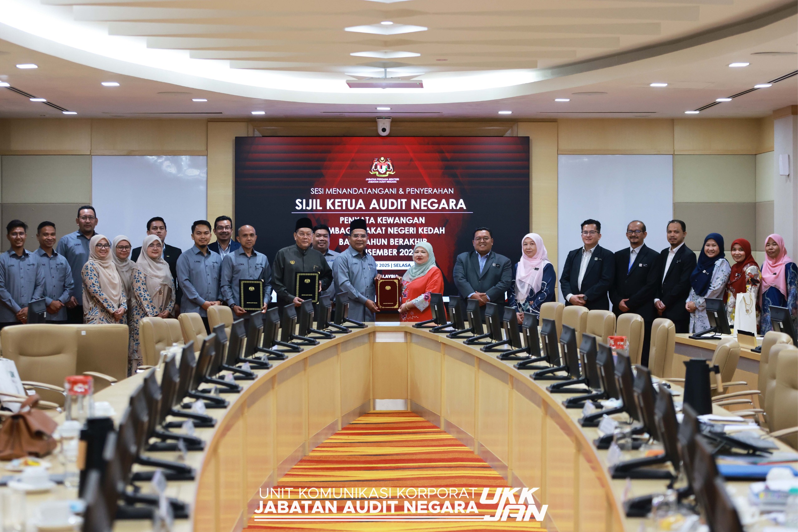 Mesyuarat Penutup Pengauditan Penyata Kewangan Lembaga Zakat Negeri Kedah (LZNK) Bagi Tahun Berakhir 31 Disember 2024