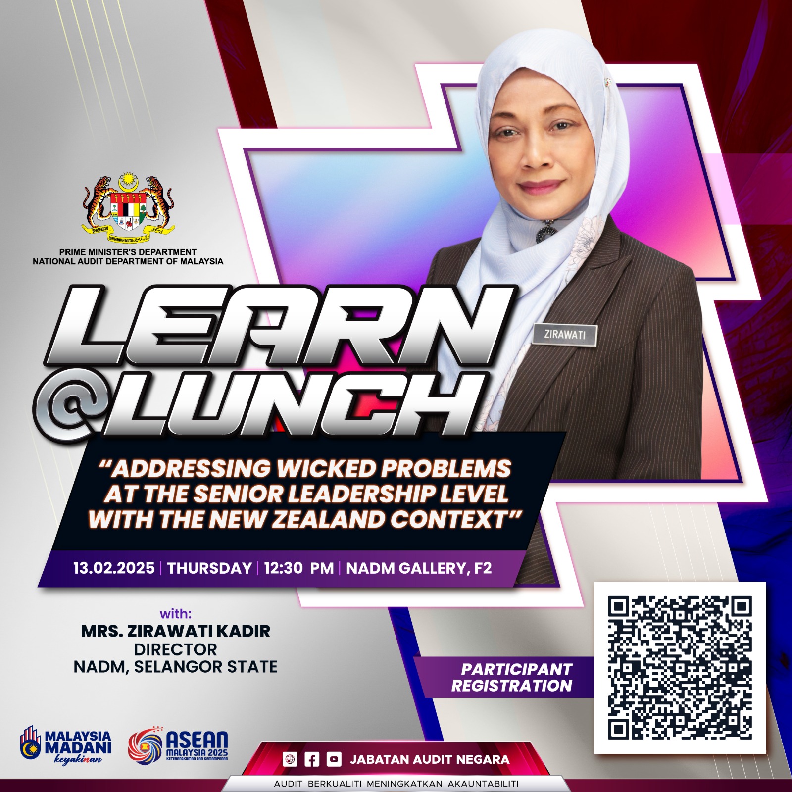 POSTER LEARNLUNCH MRS. ZIRAWATI KADIR 2