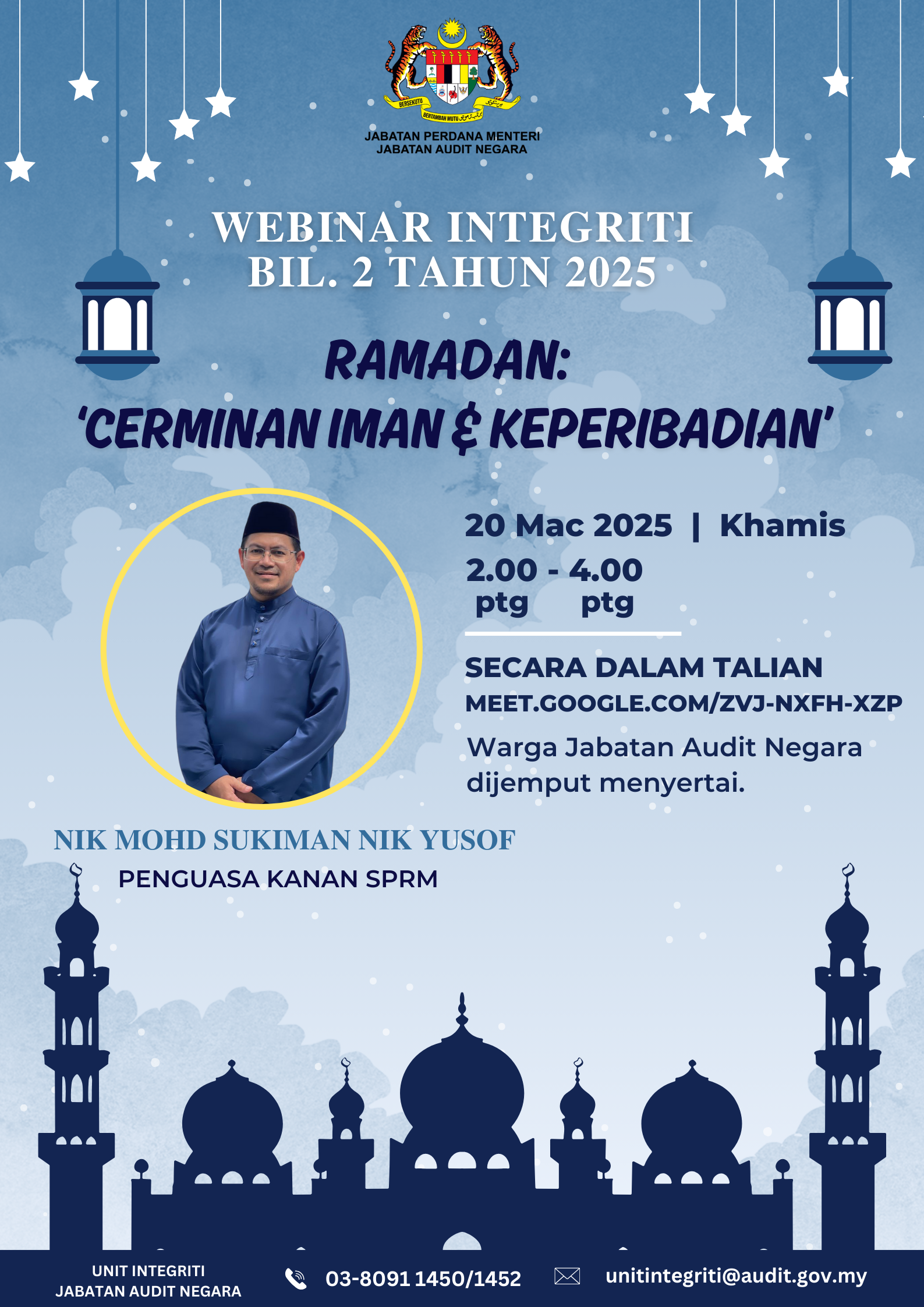 WEBINAR INTEGRITI BIL. 2 TAHUN 2025
