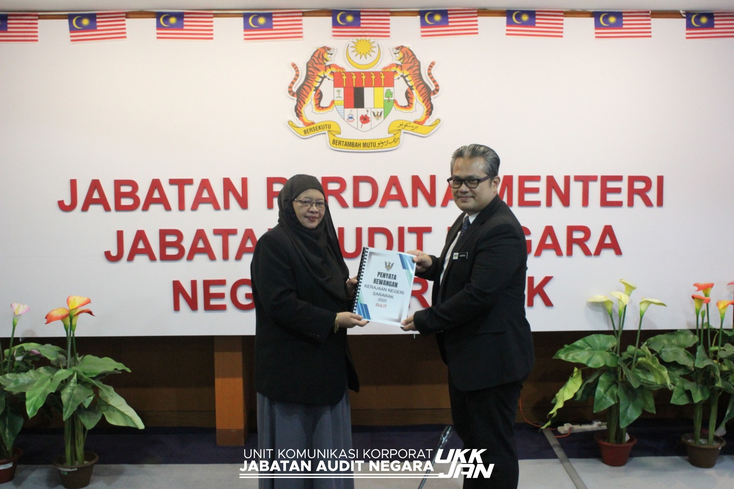 Penyerahan Penyata Kewangan Kerajaan Negeri Sarawak Bagi Tahun Berakhir 31 Disember 2025