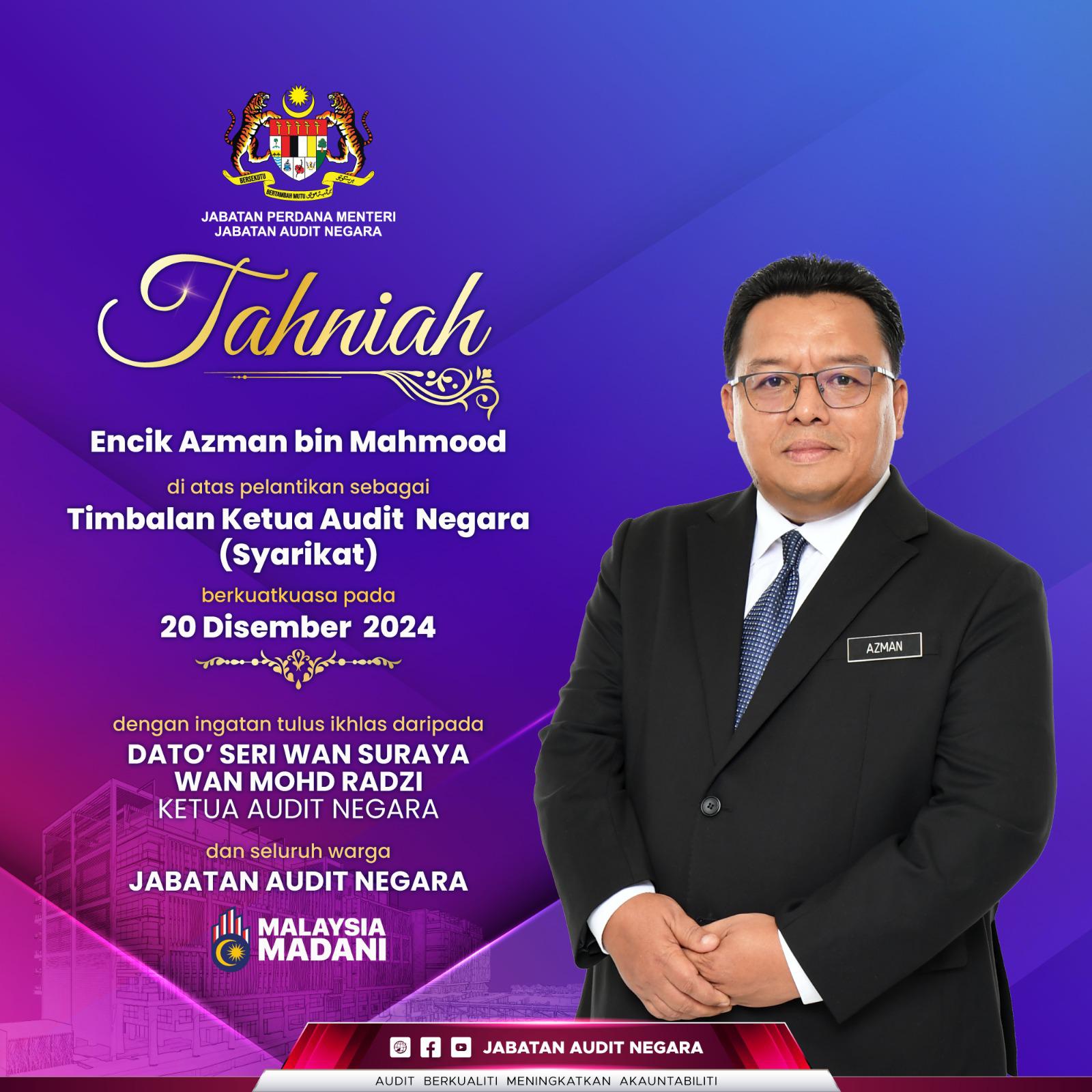 Timbalan Ketua Audit Negara (Syarikat)