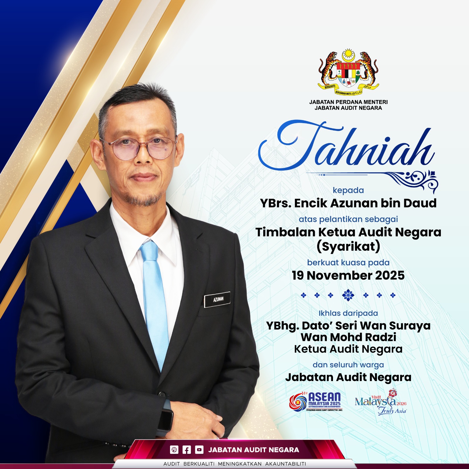 Timbalan Ketua Audit Negara (Syarikat)
