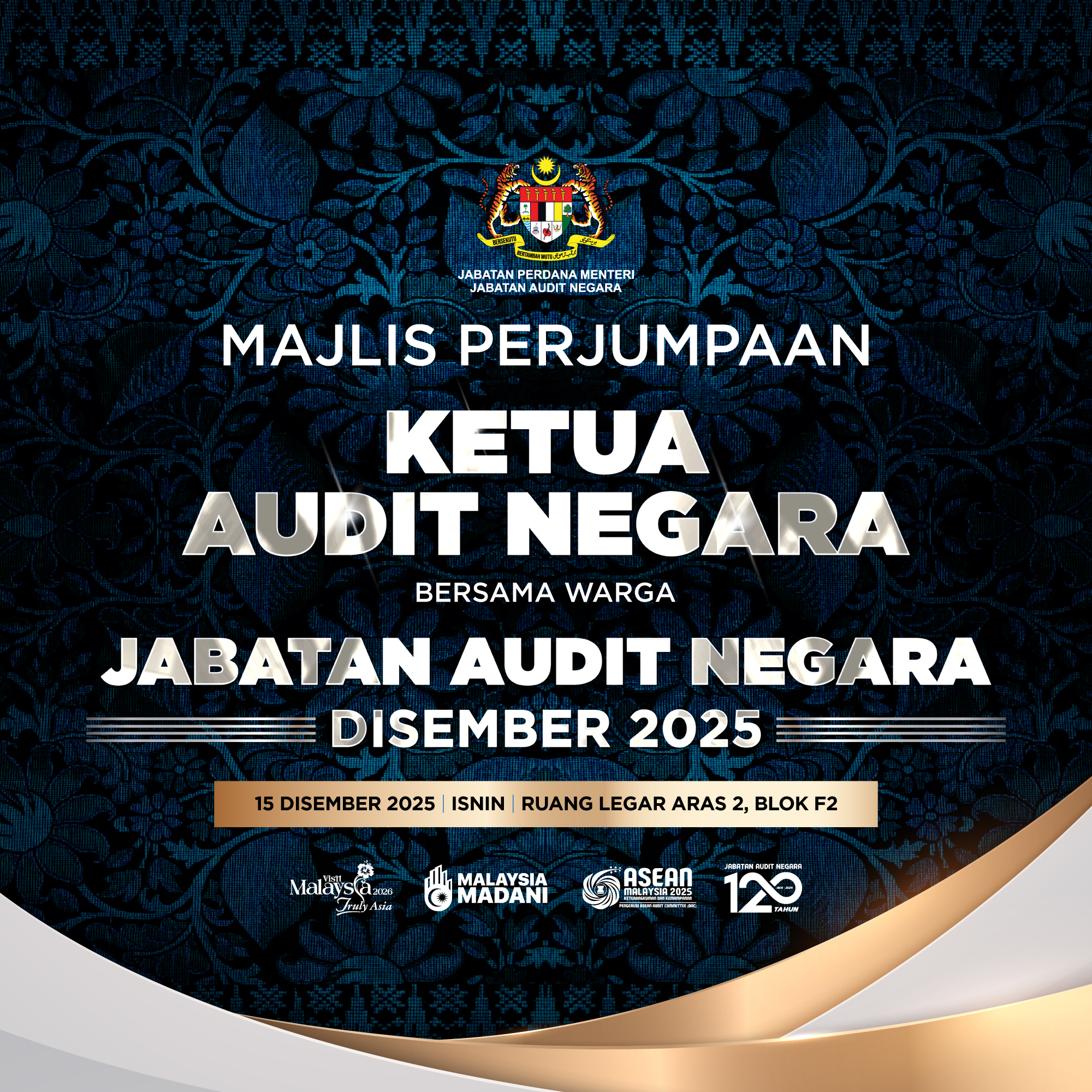 Poster Majlis Perjumpaan Dis 2025