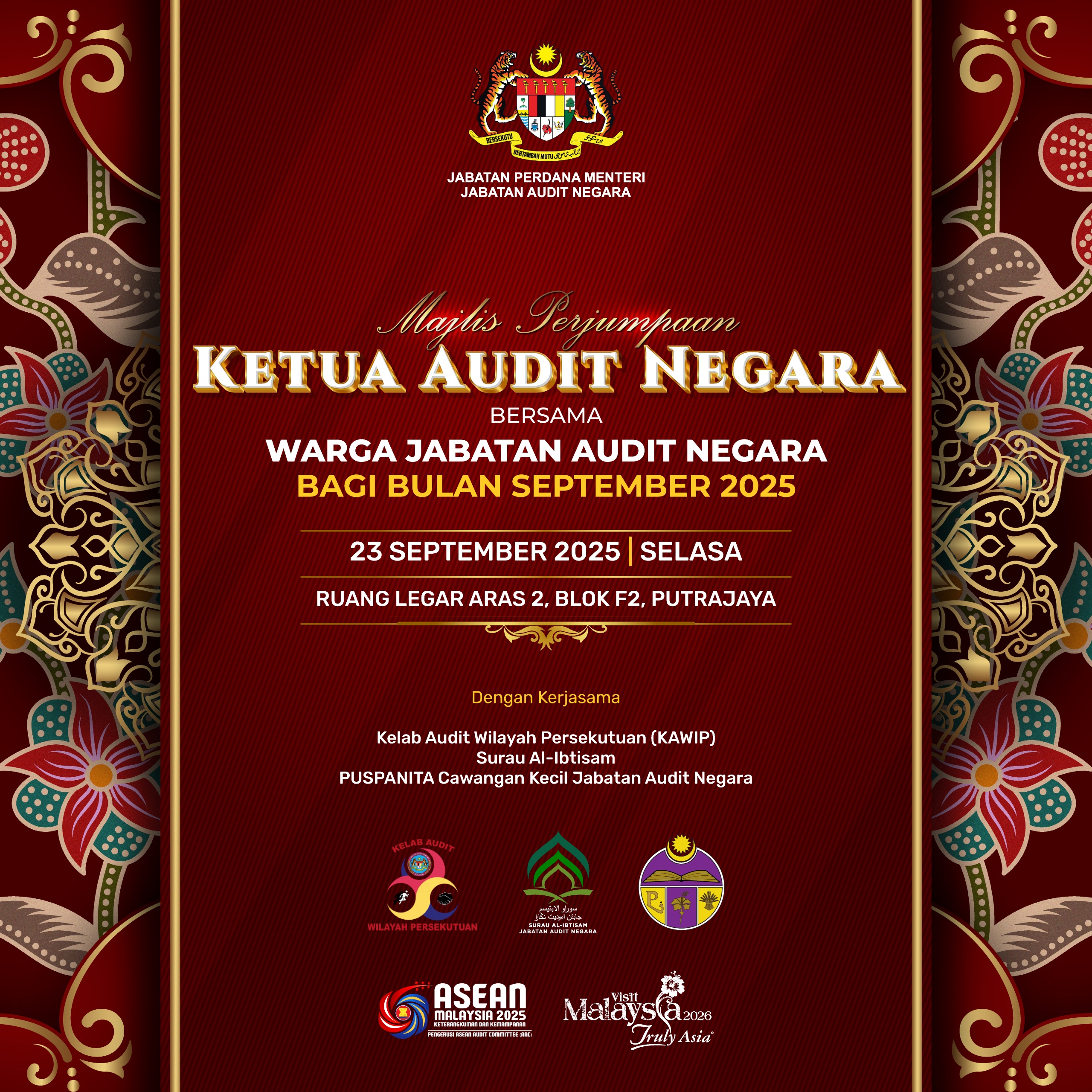 Poster hebahan Perjumpaan September 2025